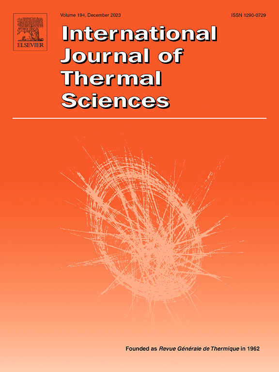 Go to journal home page - International Journal of Thermal Sciences